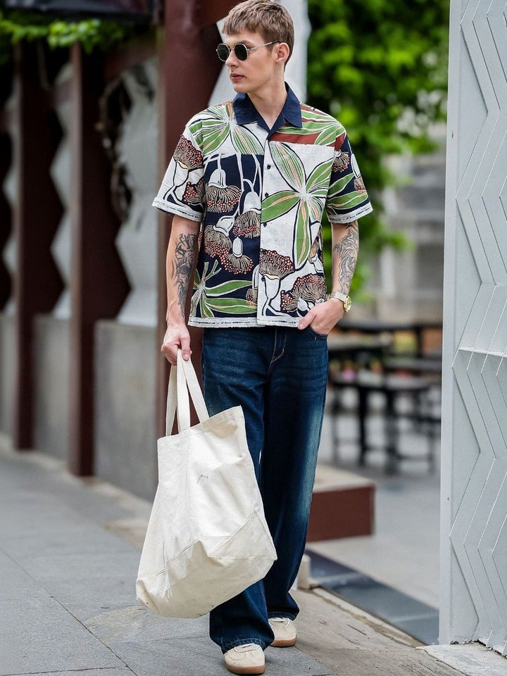 Eszett Men Floral Printed Casual Shirt