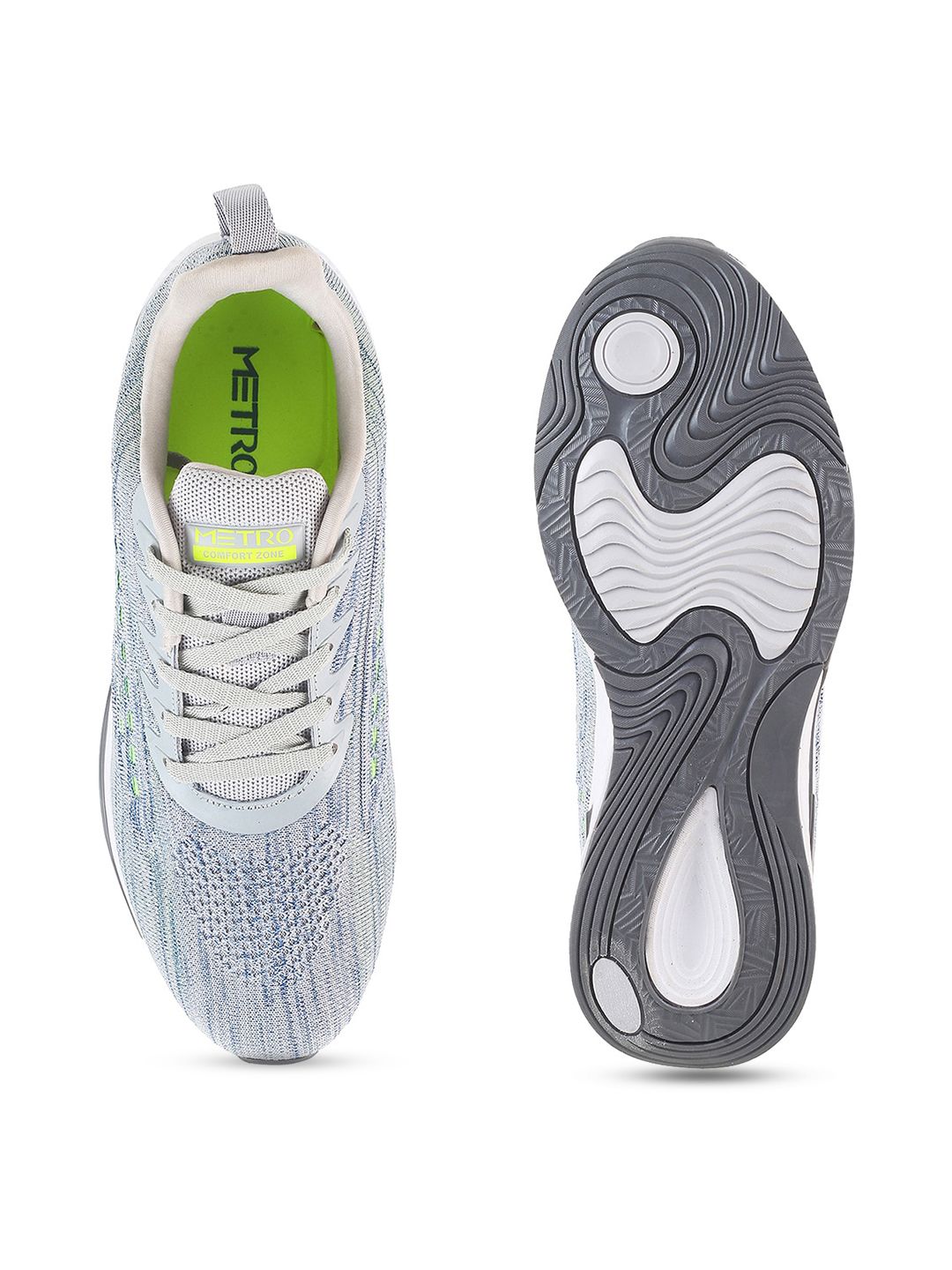 Metro Men Textile Walking Shoes