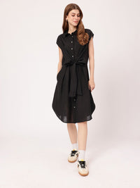 Classic Ribbon Magic Femme Shirt Style Dress