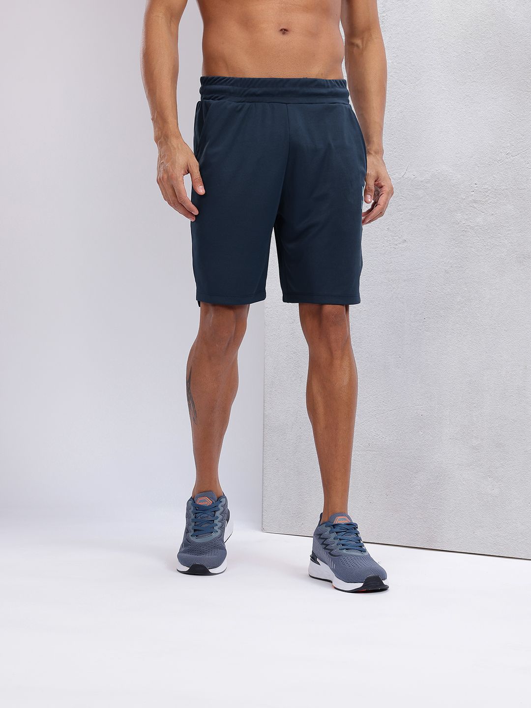 HRX by Hrithik Roshan Men Mid-Rise Brand Logo Print Detail Training Shorts