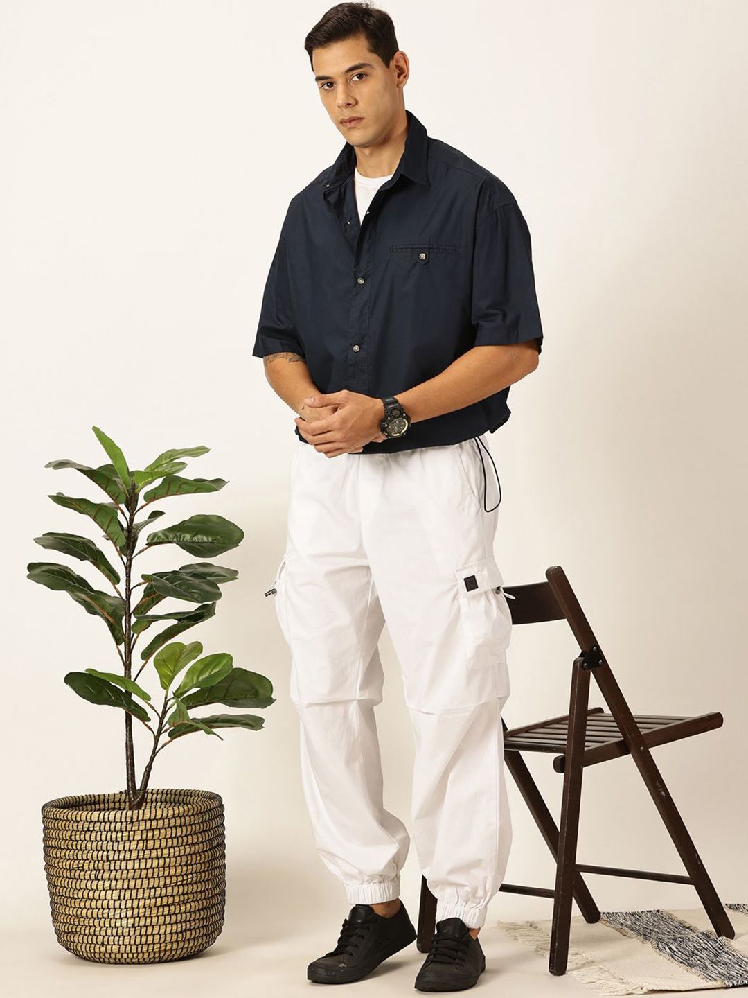 Thomas Scott Men Premium Opaque Casual Shirt
