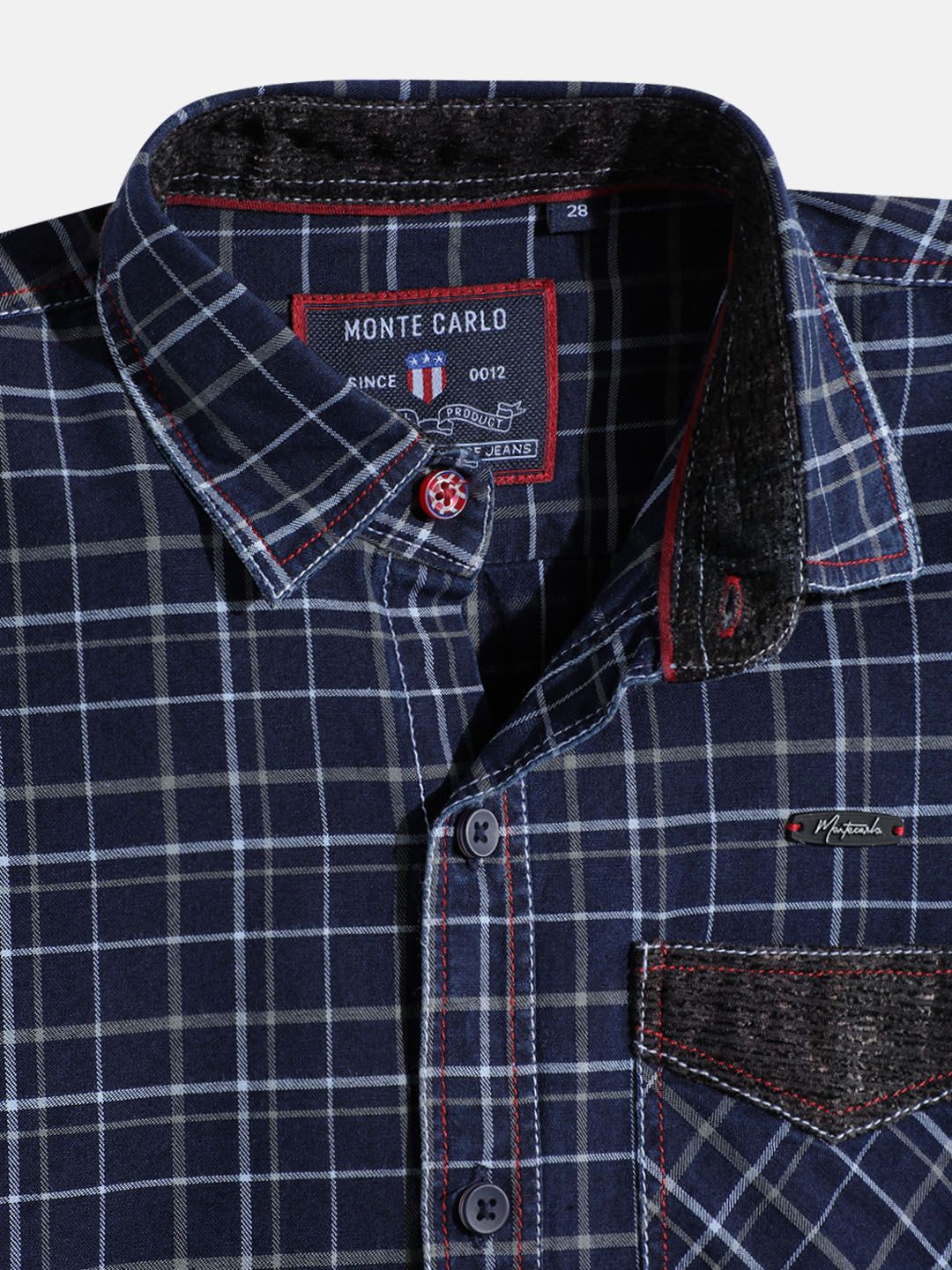 Monte Carlo Boys Checked Casual Smart Fit Shirt