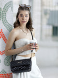 Lisa Haydon for Lino Perros Black Quilted Sling Bag