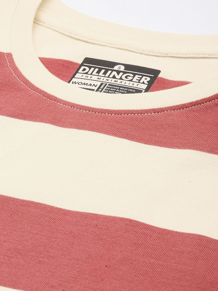 Dillinger Womens Short Sleeve Oversized Yarn Dyed Tshirt