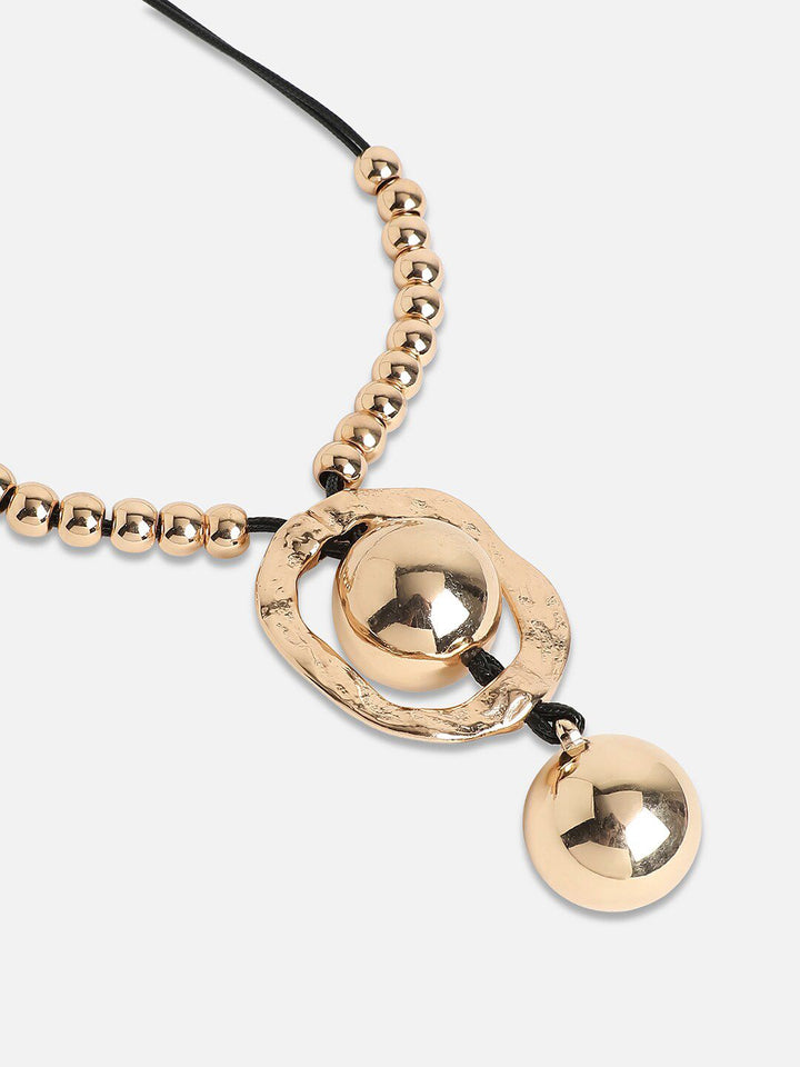 SOHI Gold Plated Necklace