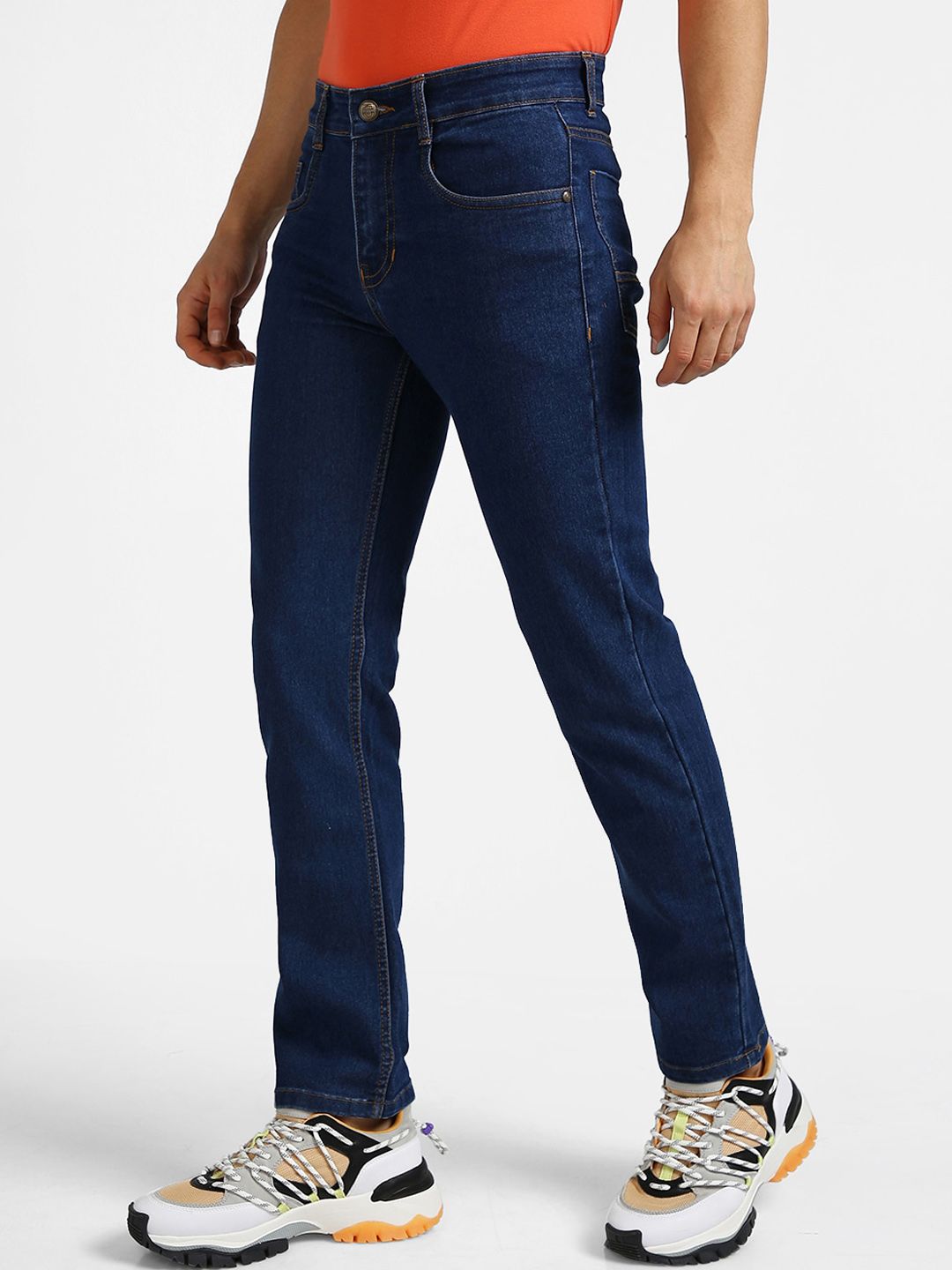 Urbano Fashion Men Mid-Rise Stretchable Jeans