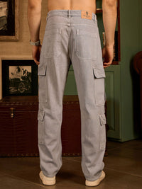 DENNISON Korean Baggy Fit Cargo Jeans
