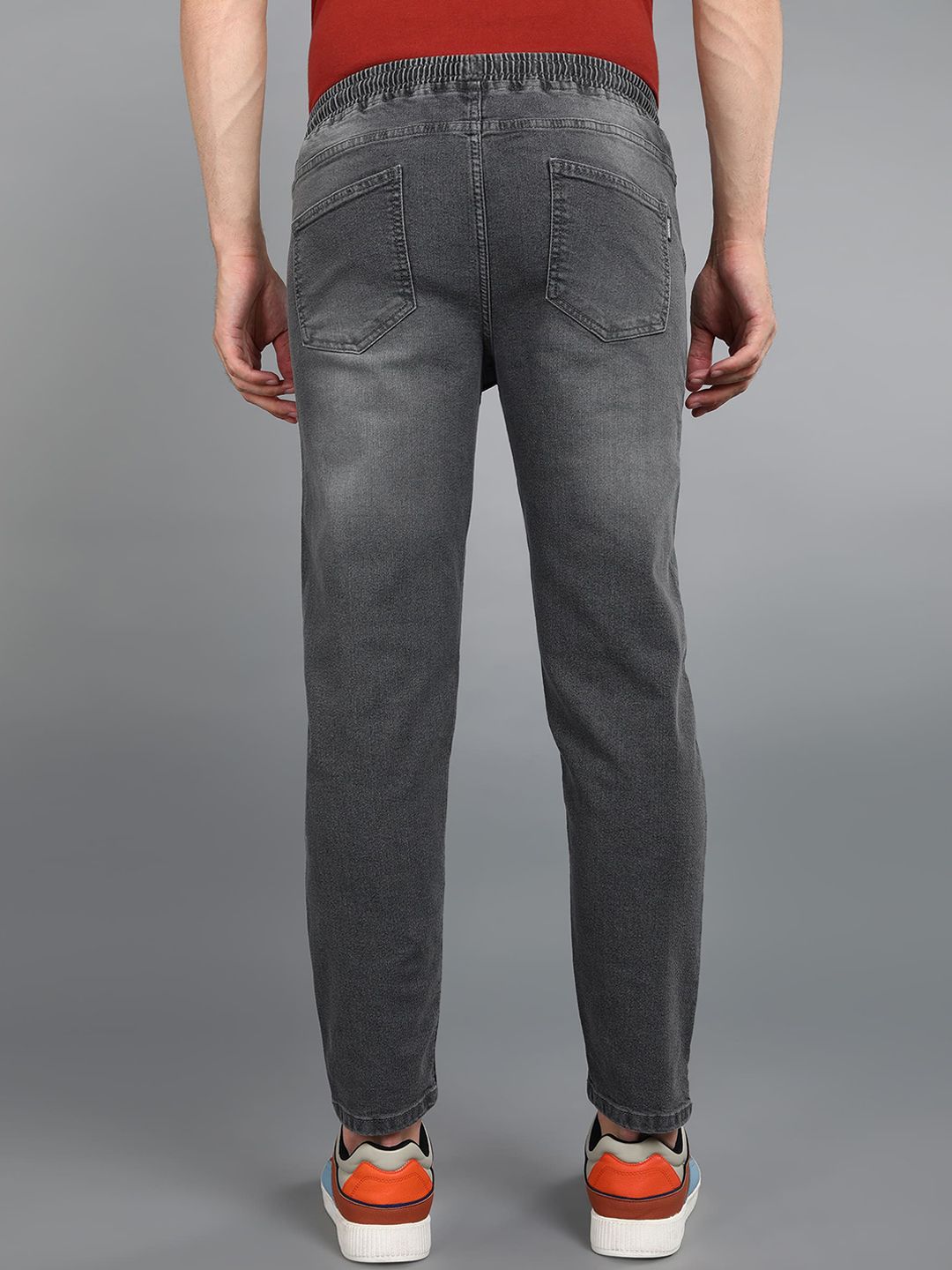 Urbano Fashion Men Mid-Rise Cropped Stretchable Joggers