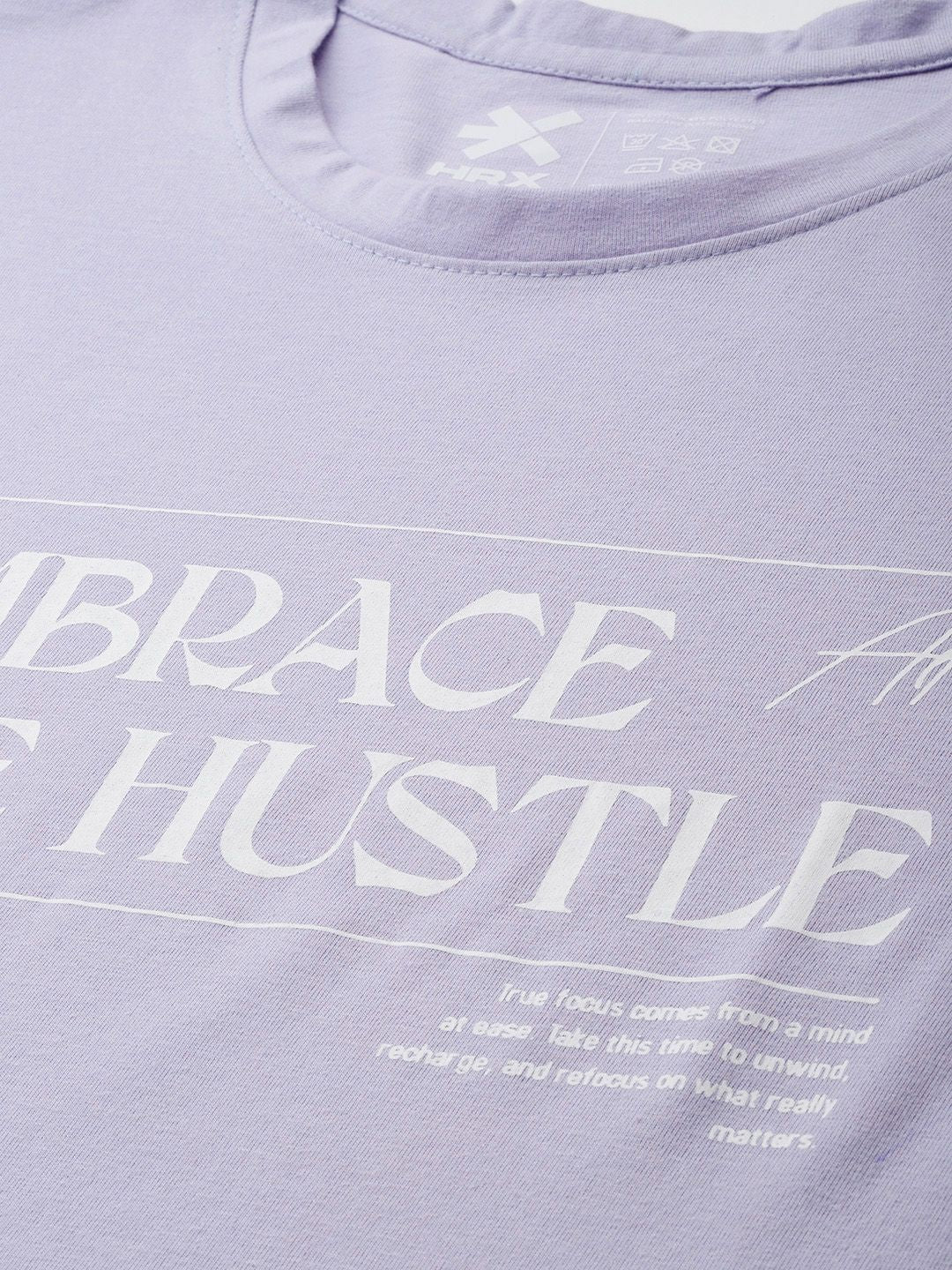 HRX by Hrithik Roshan Typography Printed T-shirt