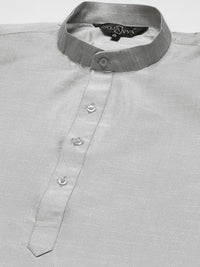 SOJANYA Men Woven Design Kurta with Churidar with Nehru Jacket