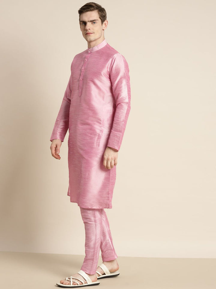 SOJANYA Kurta Lelaki dengan Jaket Nehru Bersulam Motif Churidar & Etnik