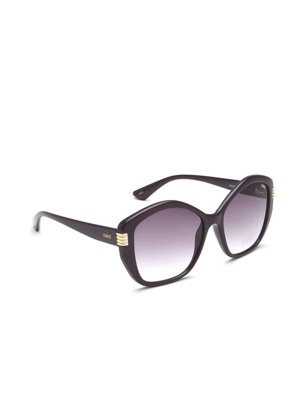 IDEE Women Round Sunglasses with UV Protected Lens IDS3027C4SG