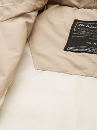 The Indian Garage Co Men Zip- Front Puffer Jacket with Detachable Hood
