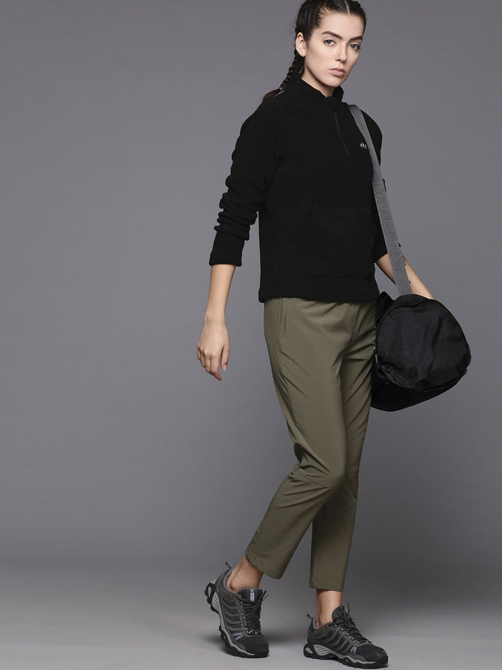 HRX by Hrithik Roshan High-Neck Full-Sleeves Outdoor Sweatshirt