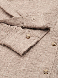 The Indian Garage Co Slim Fit Striped Casual Shirt