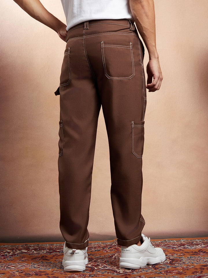 Campus Sutra Men Solid Comfort Trousers