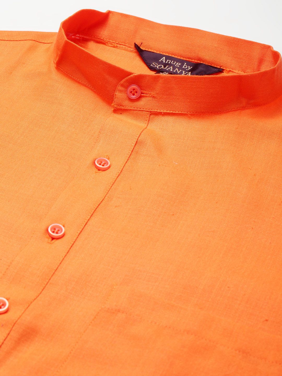 Anug by SOJANYA Men Orange Kurta