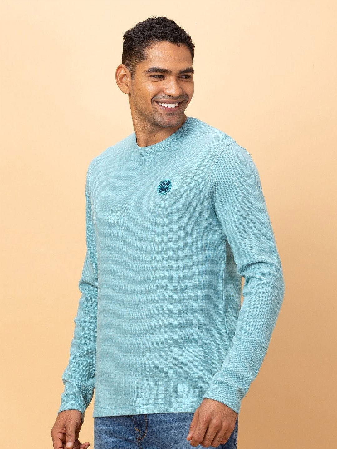 Being Human Men Applique T-shirt