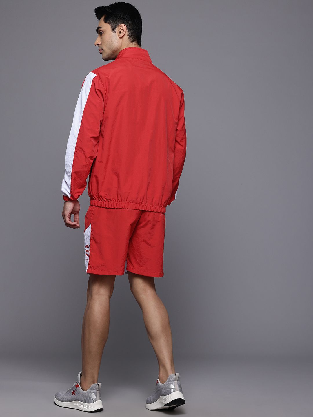 HRX by Hrithik Roshan Rapid Dry Mock Collar Running Tracksuit