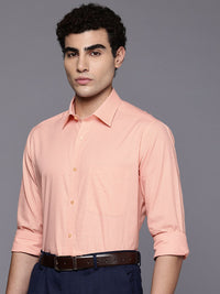 Raymond Pure Cotton Slim Fit Micro Checks Formal Shirt