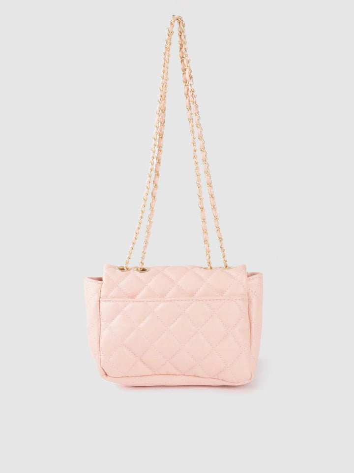 Lino Perros Pink Quilted Shoulder Bag