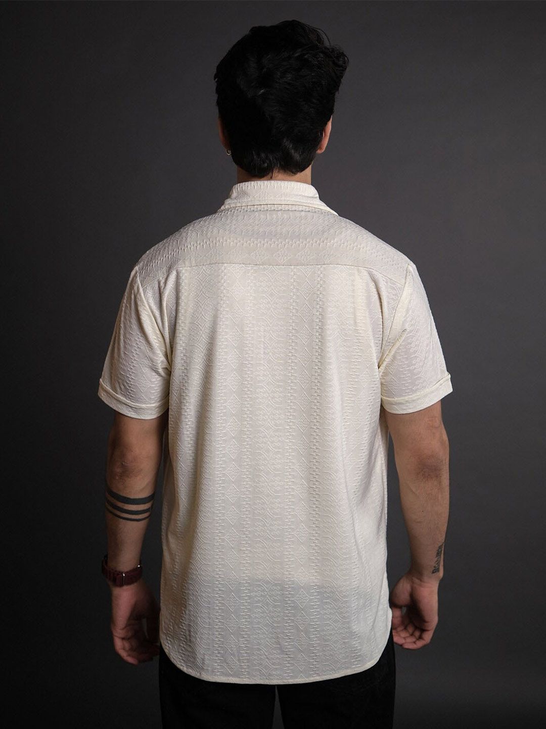 Powerlook India Ethnic Motifs Spread Collar Casual Shirt
