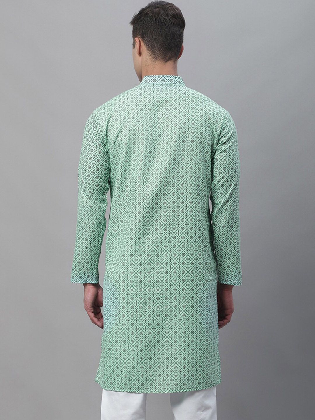 SOJANYA Floral Printed Cotton Linen Kurta
