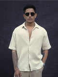 Powerlook India Slim Textured Oversized Casual Shirt