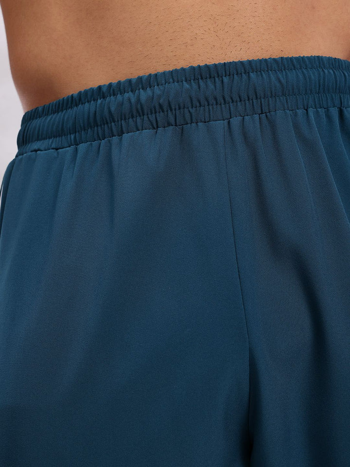 HRX by Hrithik Roshan Men Mid-Rise Striped Training Track Pants with Side Slits