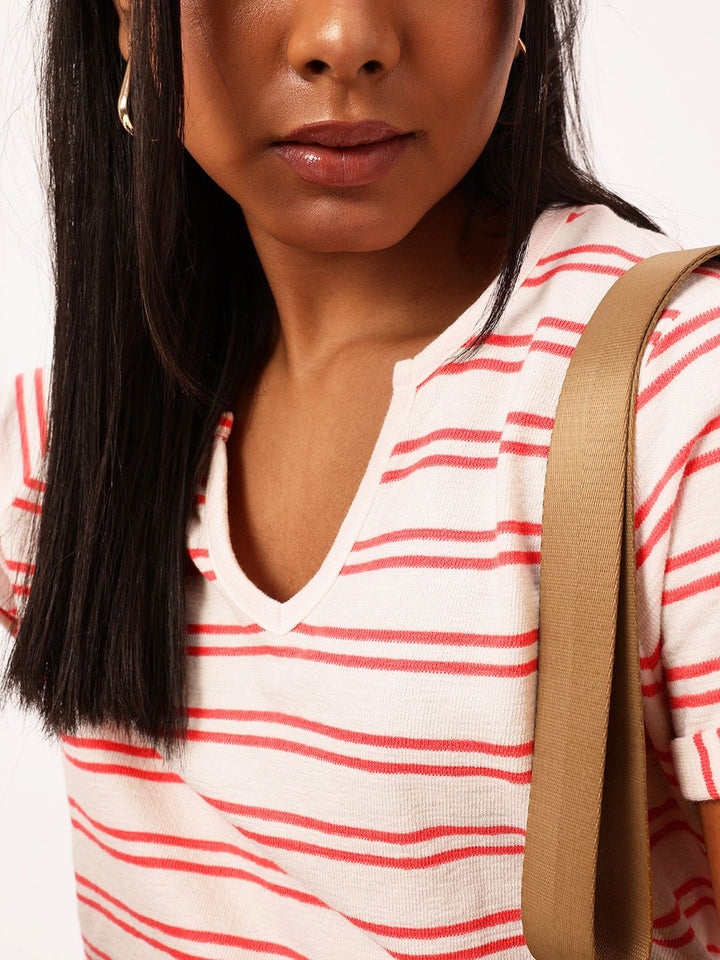 DressBerry Edgy Urbanite Striped T-shirt