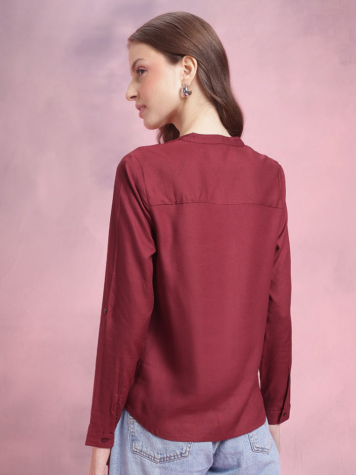 DressBerry Roll Up Sleeves Shirt