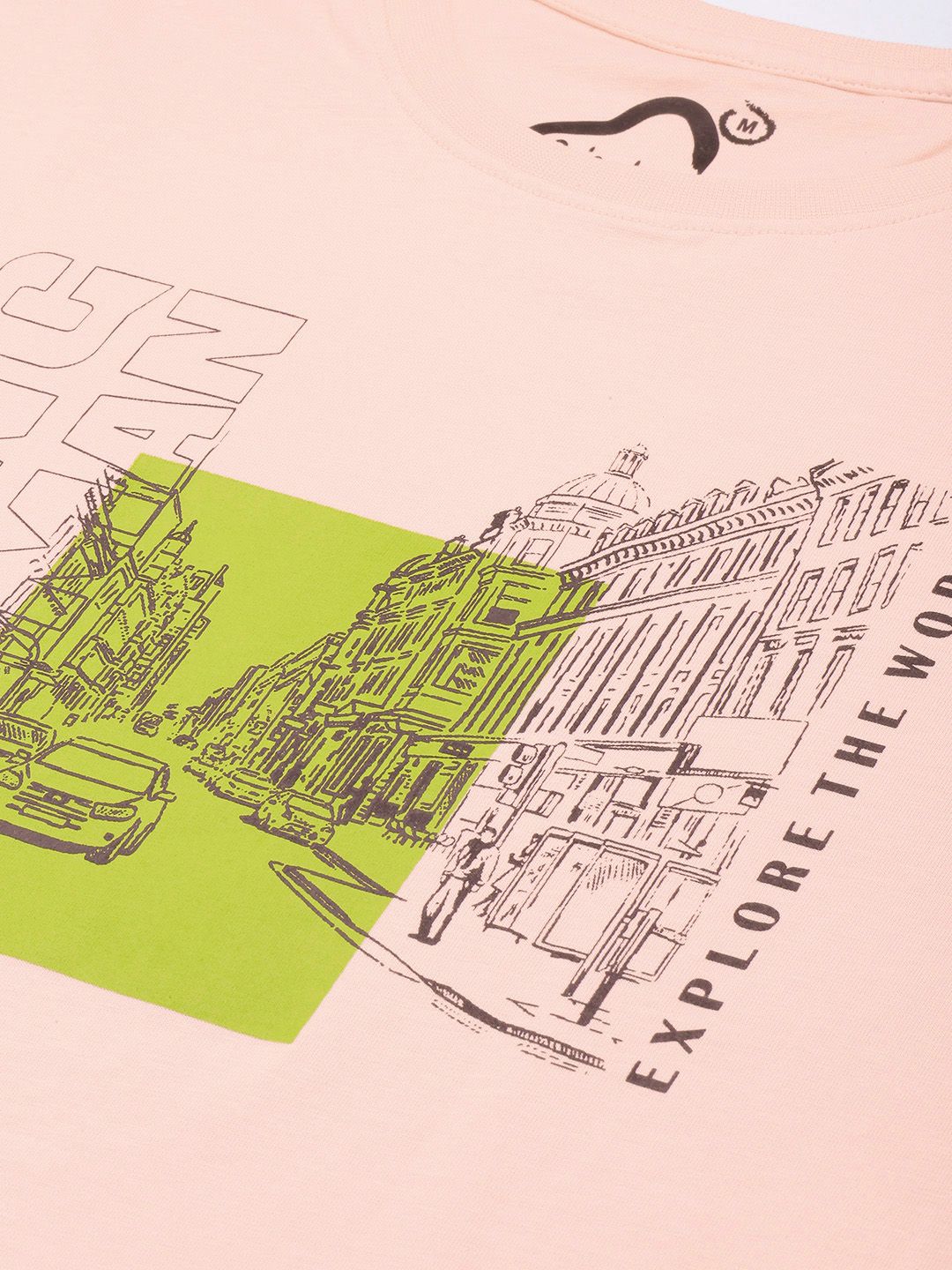 Being Human People and Places Printed Pure Cotton T-shirt