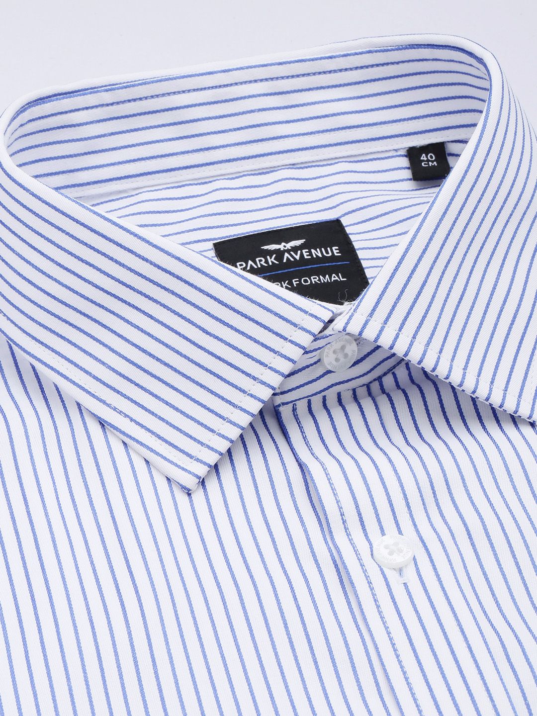 Park Avenue Slim Fit Opaque Striped Formal Shirt