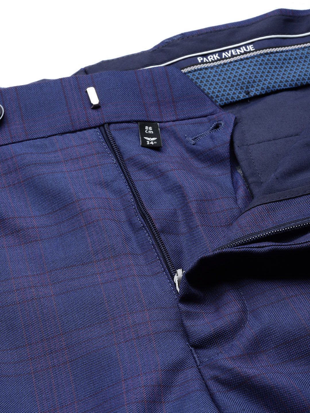 Park Avenue 2-Piece Checked Formal Suit