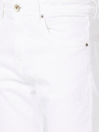 SPYKAR Men Kano Skinny Fit Mid-Rise Slash Knee Cotton Jeans