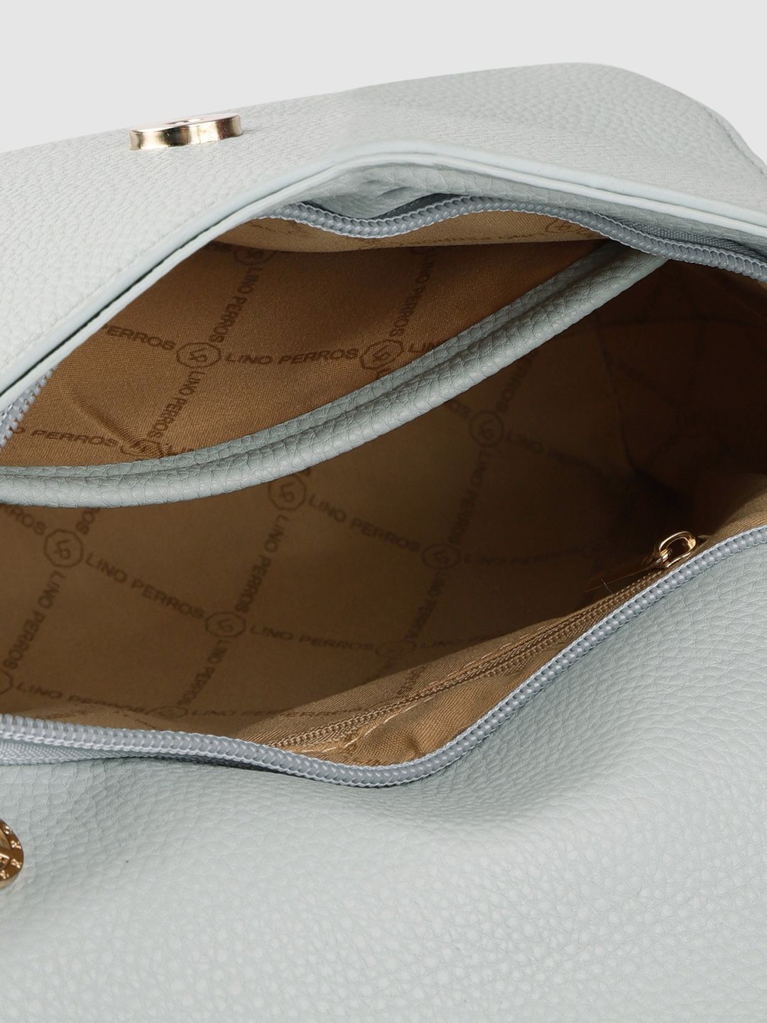 Lino Perros Women Blue Solid Sling Bag