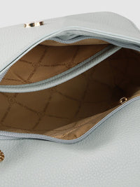 Lino Perros Women Blue Solid Sling Bag