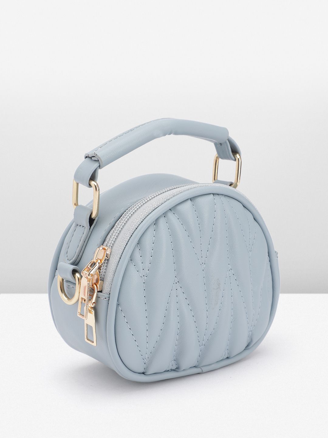 DressBerry Quilted Handheld Bag with Detachable Sling Strap