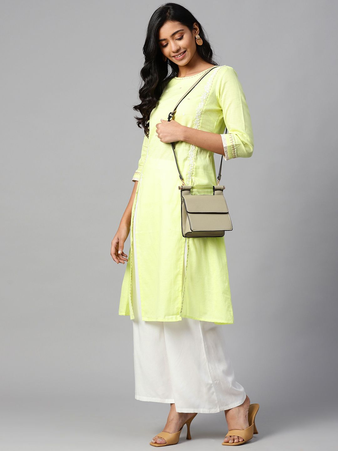W Women Straight Cotton Kurta