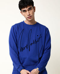 RARE RABBIT Men Flocker Printed Sweatshirt
