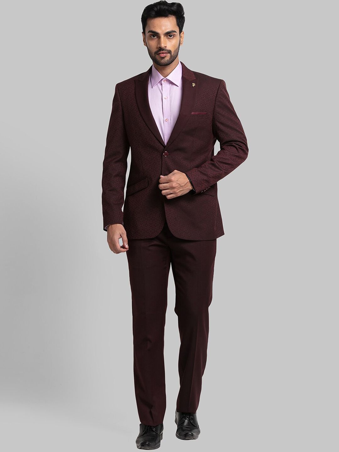 Raymond Men Reka Bentuk Sendiri Single Breasted Two Piece Formal Suit