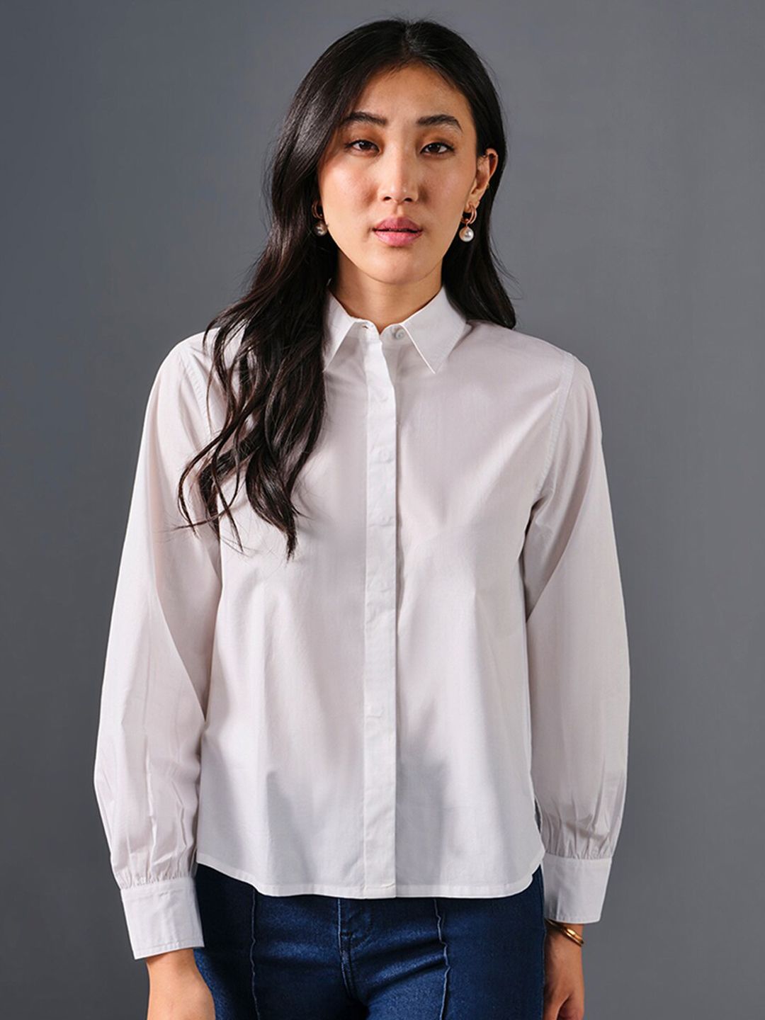 AND Cotton Shirt Style Top