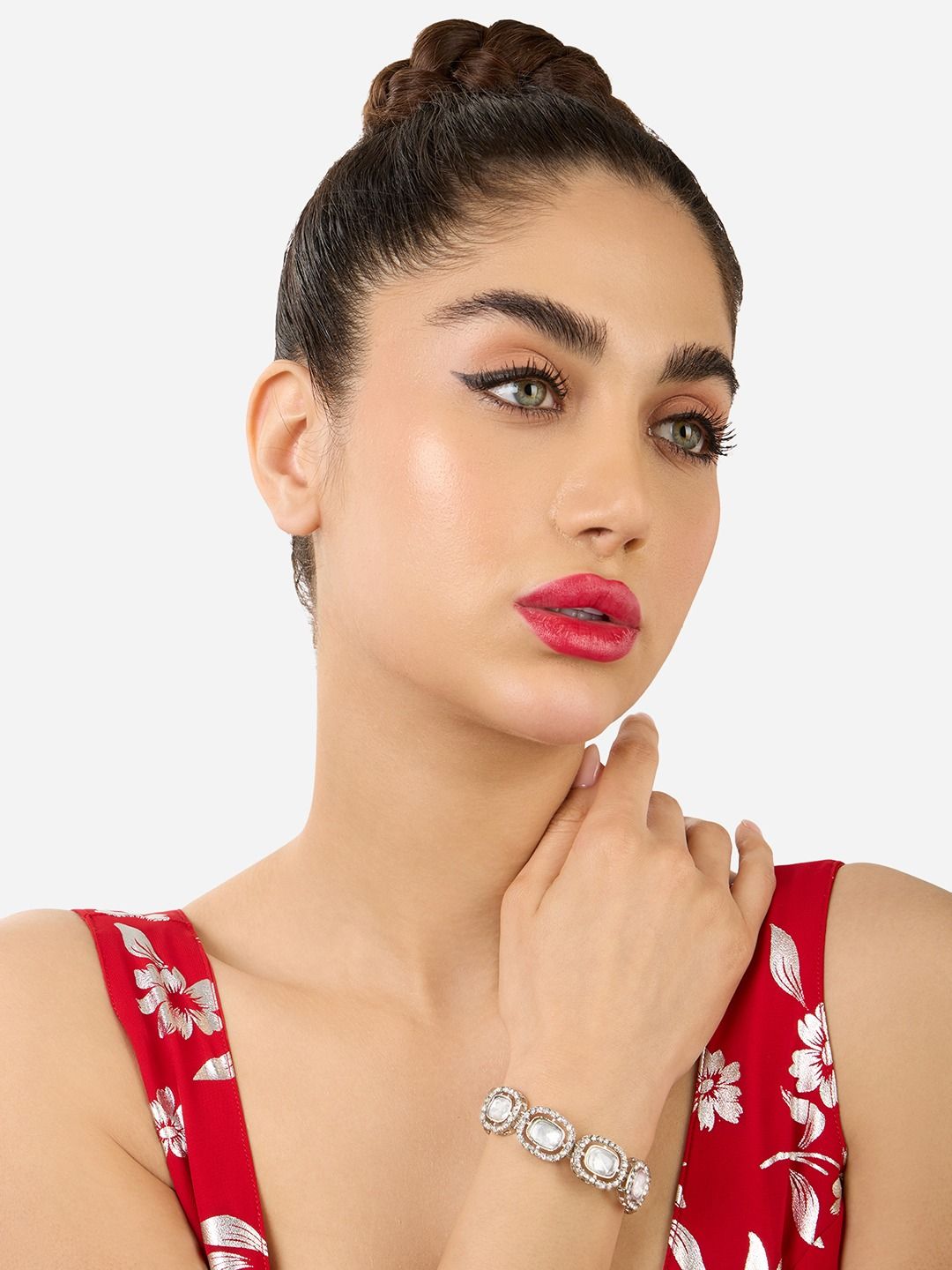 Gelang Sampul Perak Antik Wanita Zaveri Pearls