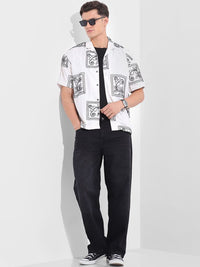 The Indian Garage Co. Men Cotton Relaxed Fit Mid-Rise Light Fade Stretchable Jeans