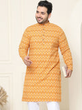 SOJANYA PLUS Geometric Printed Cotton Kurta