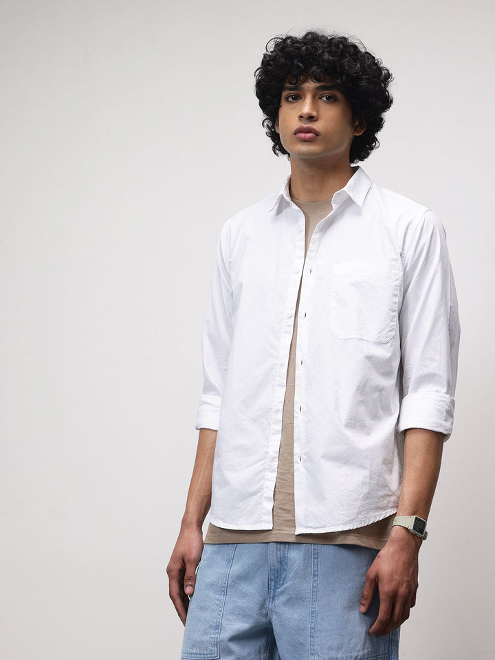 ether Pure Cotton Casual Shirt