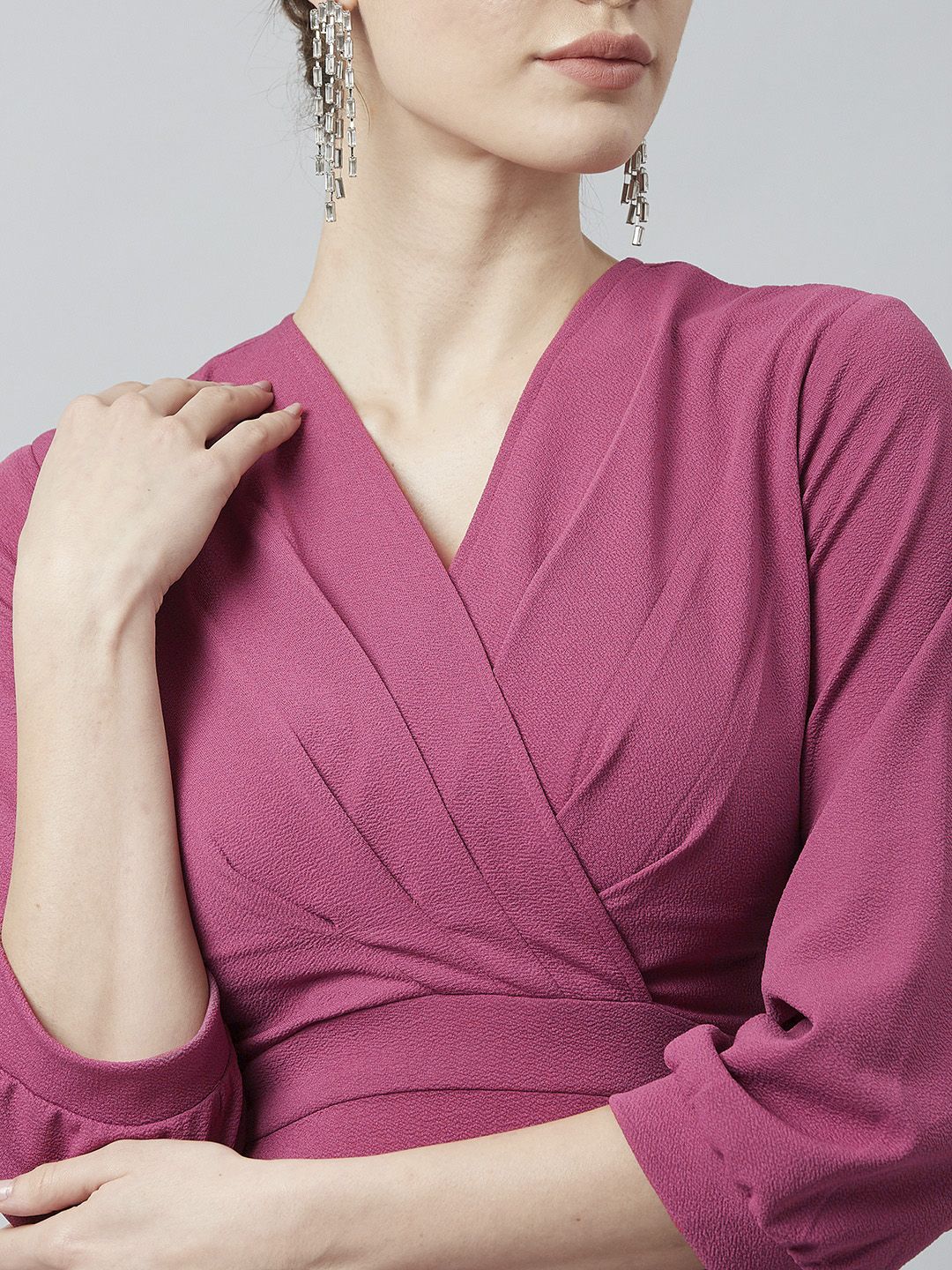 Athena Mauve Sheath Dress