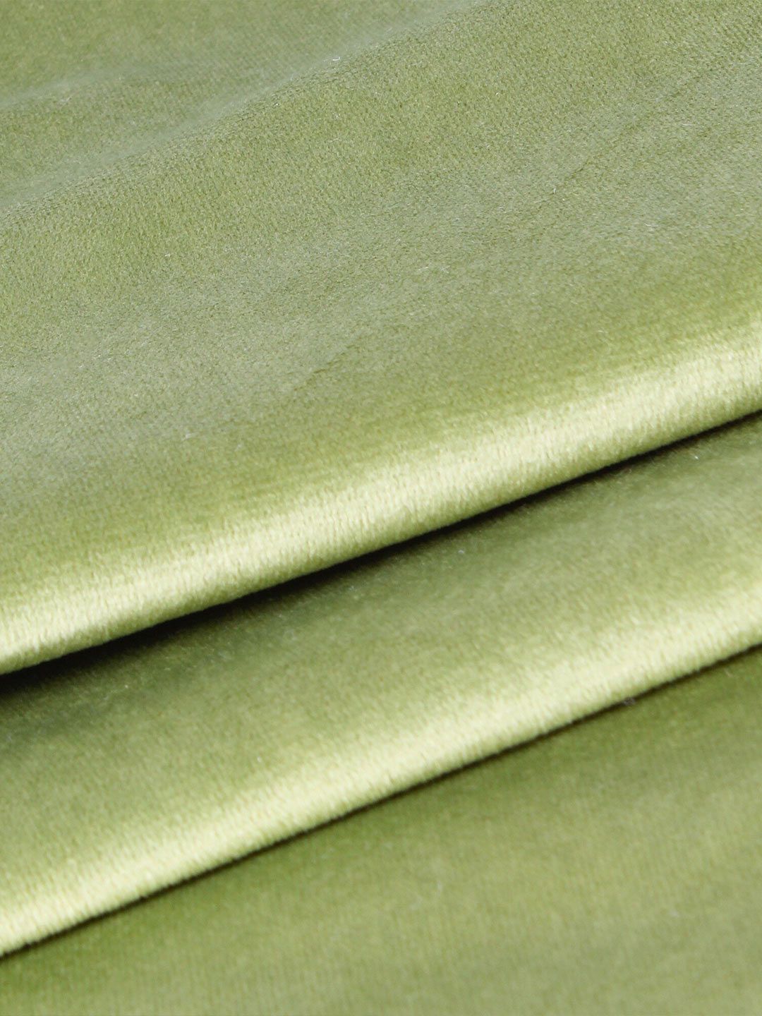 STITCHNEST Green 2 Pieces Velvet Square Cushion Covers