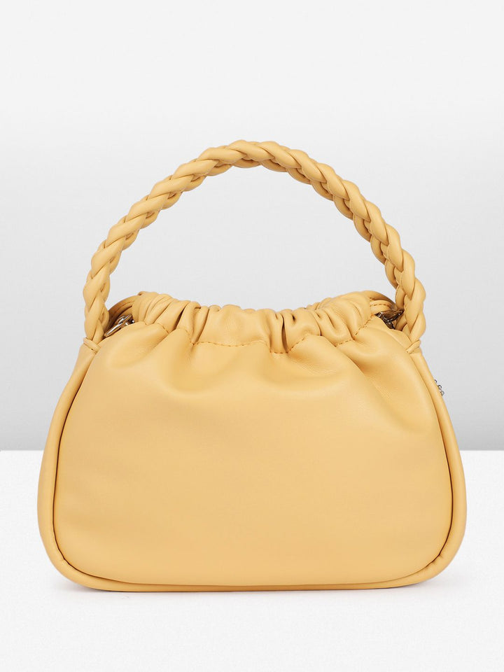 DressBerry Handheld Bag with Braid Design Handle