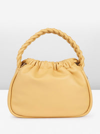 DressBerry Handheld Bag with Braid Design Handle